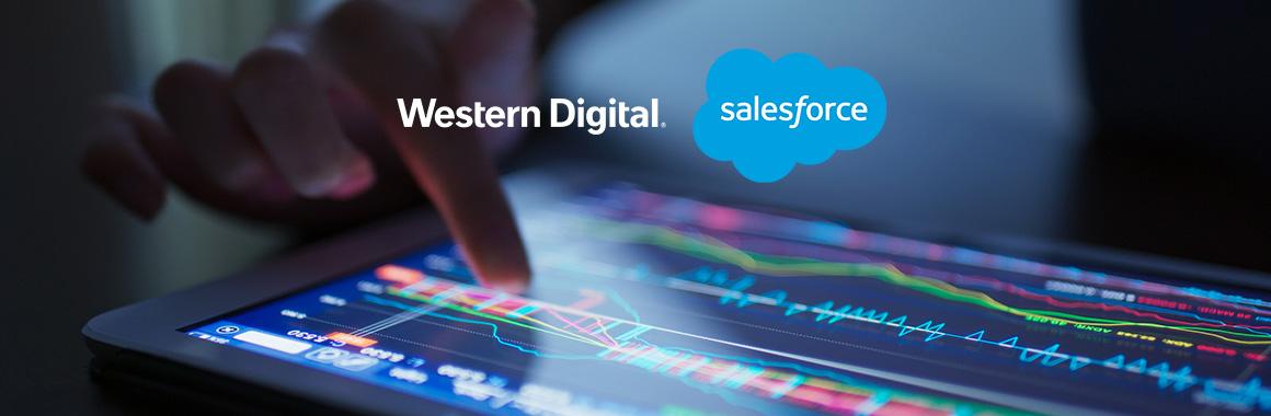 What Influences Stock Prices of Salesforce and Western Digital?