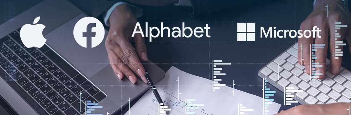 Top League: Quarterly statement from Apple, Alphabet, Microsoft, and Facebook