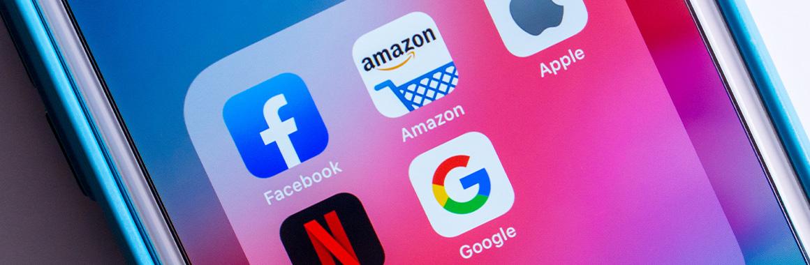 What is happening to shares of Facebook and other IT giants?