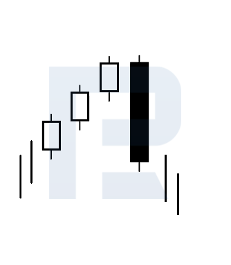 Bullish Three Lines Strike on the chart
