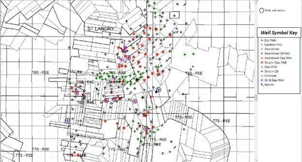 Mapa de los Imperial Parish Fields