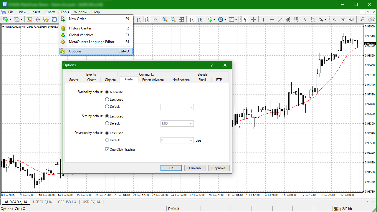 One Click Trading Faster Order Placement RoboForex
