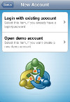 iPhone/iPad MetaTrader4: New Account